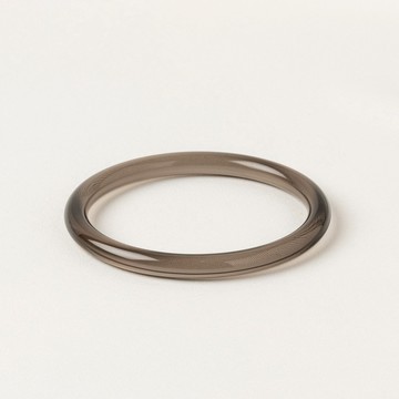 濃墨剪影 | 天然冰曜石圓條手鐲 (附贈品牌緞帶禮盒)