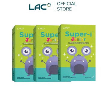 【LAC利維喜】3入組 兒童亮晶晶果凍30包-百香果口味(兒童葉黃素/金盞花/山桑果/β-胡蘿蔔素)