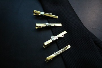 乐器黄铜领带夹琵琶乐器领带配件