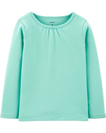Toddler Turquoise Cotton Tee