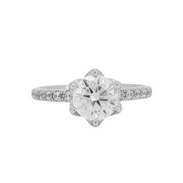 莫桑石 莫桑鑽 1-3克拉滿鑽女鑽戒  台北門市 客製化訂製白金