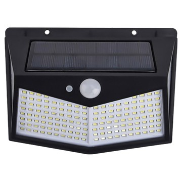 WIDE VIEW 212LED太陽能雷達四面照明感應燈 戶外防水 節能環保 安裝簡便  白光  1個