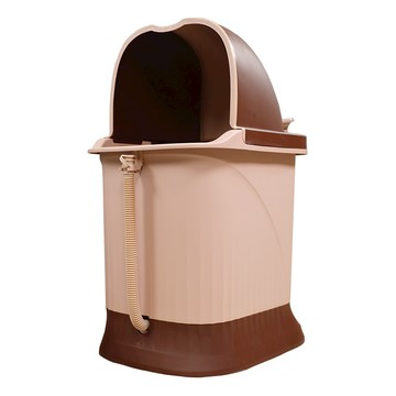 MRF 健身大師 腳底電動按摩泡腳機 SPA會所專用 桶身72cm  咖啡色  HY-8816