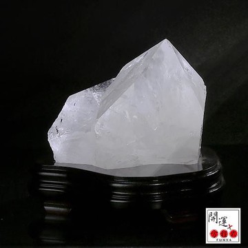 開運方程式-天然巴西頂級中型白水晶鎮W1(1501G-一物一拍)