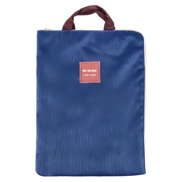 LECHENGCAI 文青風手提文件袋  藏青色  27 x 35cm  3個