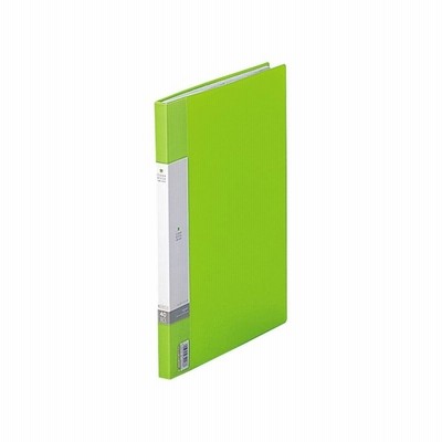 LIHIT LAB. リヒトラブ クリヤーブック サイドベンツ A4/A3 黄緑 G3401-6