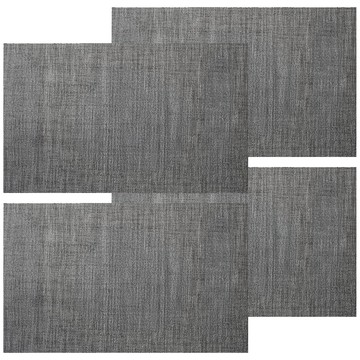 GREEGREEN 耐熱可水洗餐墊 深灰色 桌墊  45 x 30cm  4個