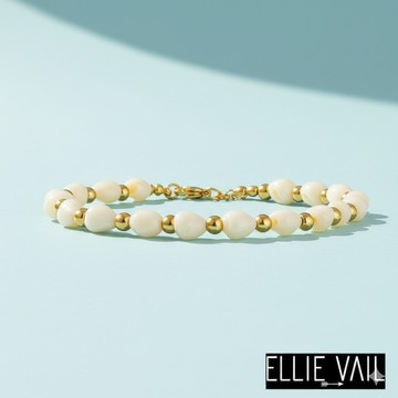 ELLIE VAIL 邁阿密防水珠寶 細緻天然貝殼腳鍊 金色腳鍊 Regis Shell