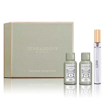 PENHALIGONS 潘海利根 Luna 月亮女神香氛禮盒(淡香水10ML+沐浴膠30ML+身體乳30ML)