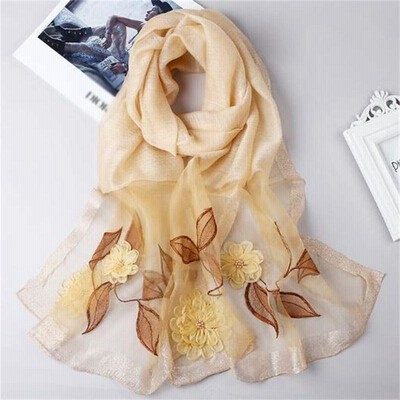 QANA 夏 洋風 ファッション エスニック風 冷房 ルームマフラー ショール 兼用アウター (Color : A, Size : One