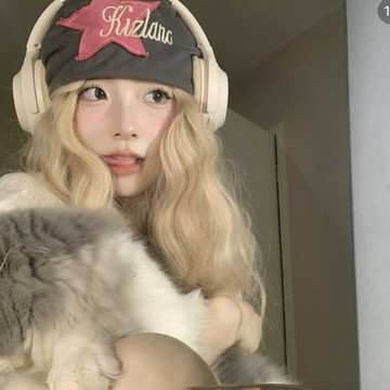 堆堆帽粉色五角星星貼布y2亞比堆堆帽美式辣妹灰玫紅朋克包頭帽