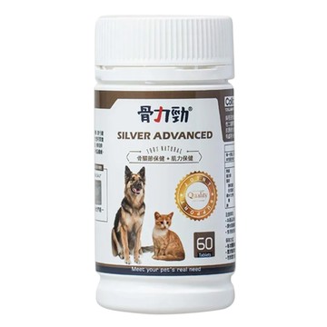 FELIXDOG 骨力勁 SILVER ADVANCED 寵物保健  60顆  骨關節保健 + 肌力保健  1罐