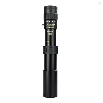 10-300x40 變焦單筒高清 BAK4 棱鏡單筒可伸縮望遠鏡帶掛繩手提箱,適合旅行觀鳥