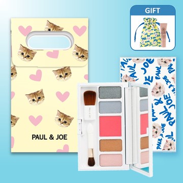 【PAUL & JOE】甜酷女孩生日快樂😼搖滾貓咪限量彩妝盤 - 色號002電音女王『LINE禮物獨家組合』