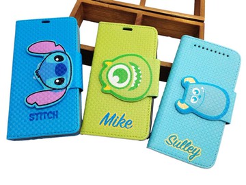 UNIPRO 迪士尼授權 SONY Xperia Z2 D6503 大眼仔 史迪奇 站立 手機保護套