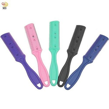 月陽 好操作安全雙面削髮器打薄器瀏海修剪器超值5入(NO201)