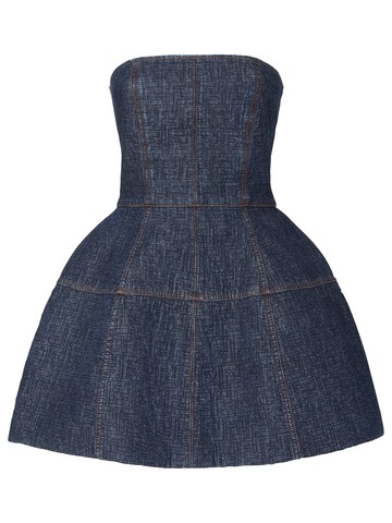 fendi short denim dress