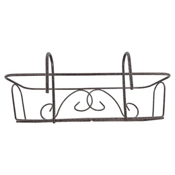 小美紀 長槽花架 鋼材質 尺寸33*12*9.5公分  1尺  91H  1個