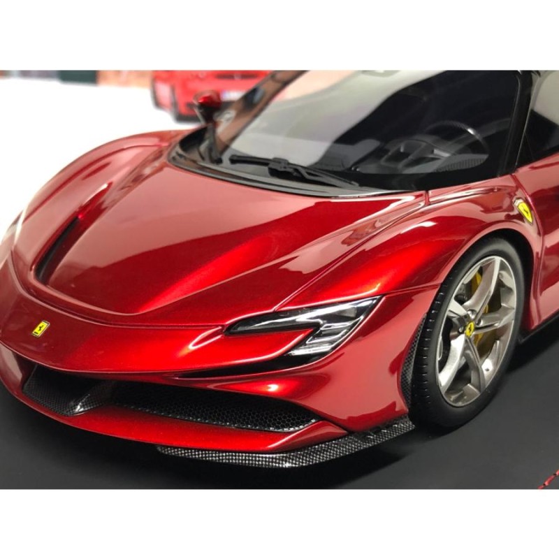 BBR 1/18 Ferrari SF90 stradale Spider closed Rosso fuoco