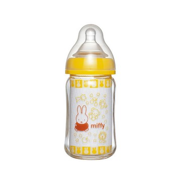 chuchu 啾啾 miffy寬口玻璃奶瓶-160ml
