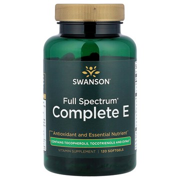 Swanson Vitamins, 多面® Complete E，120 粒軟膠囊