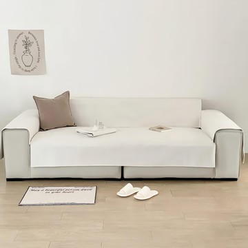 泰迪絨防水沙發墊 70x150cm 奶油綠  1500 x 70cm  奶白香緹