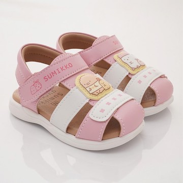 角落生物 - 台灣製角落小夥伴寶寶涼鞋(寶寶段)-白粉