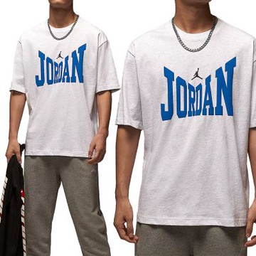 Nike As M J Brk Col Wm Ss Crew 男款 白灰色 圓領 喬丹 休閒 短袖 HV3895-051