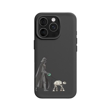 iPhone 16 Pro SolidX 黑 - 迪士尼-星際大戰 Star Wars - 黑武士-散步-幽默系列