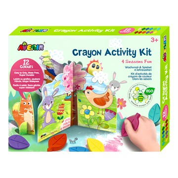 AVEnIR 樹葉蠟筆著色組 森林音樂會  12色  1組