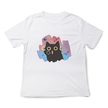 JZ TEE 黑貓-COOL 印花短袖T恤