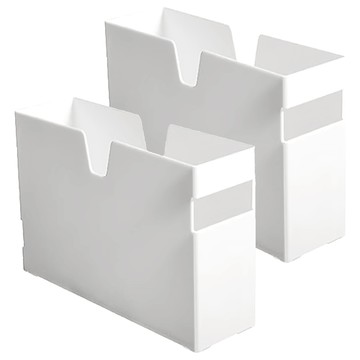 小麥購物 日式廚房收納盒 C255 451g  白色  2個