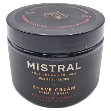 MISTRAL BODY 刮鬍膏 波本威士忌  255g  1罐