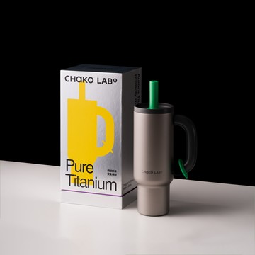 【CHAKO LAB】1050ml純鈦保溫霸王杯 #消光灰 HX024F01