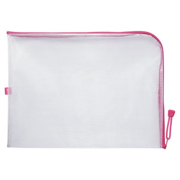 SEASON Paper&Gift 四季紙品禮品 B4L型防水拉鍊袋 - 粉色  28.5 x 39cm  1個