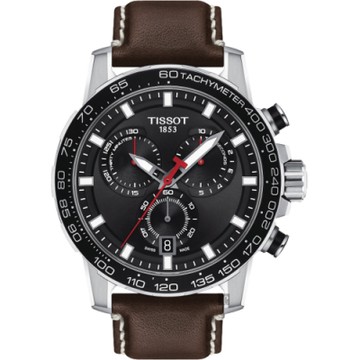 TISSOT 天梭 官方授權 Supersport 計時手錶 母親節送禮推薦-45.5mm T1256171605101