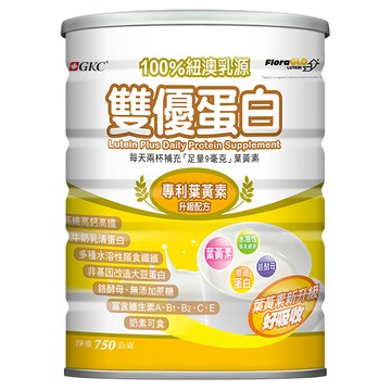 GKC 葉黃素雙優蛋白素 專利葉黃素 紐澳乳源 多種維生素 全家營養蛋白飲  750g  1個