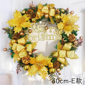 40CM聖誕花圈 32810-E