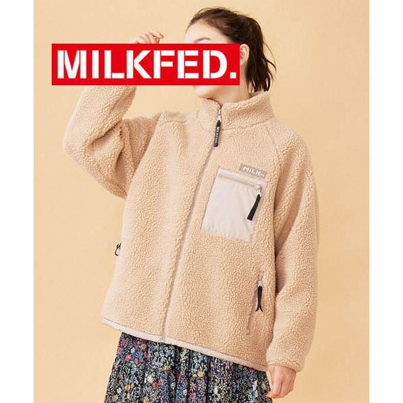 コート アウター ブルゾン ミルクフェド MILKFED ボア コート アウター ブルゾン ミルクフェド MILKFED ボア