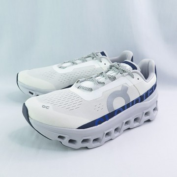 On 瑞士昂跑 3MD10091113 Cloudmonster 男 路跑鞋 象牙白/午夜藍