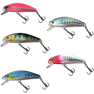 釣魚餌/路亞假餌 雙鉤路亞顫沉米諾假餌(12g/7.6cm/5隻裝)