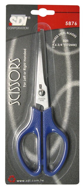 SDI 手牌   0876  高級不鏽鋼事務剪刀  6-3/4"  / 支｜領券最高折$220
