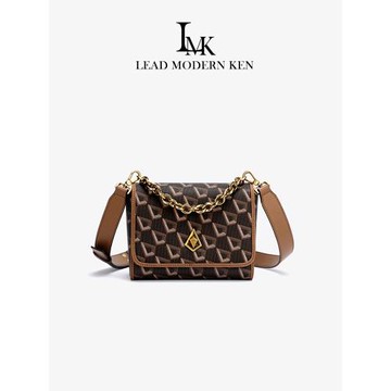 法國LMK手機包女斜挎2025新款秋冬休閑小包包百搭鏈條小方包洋氣
