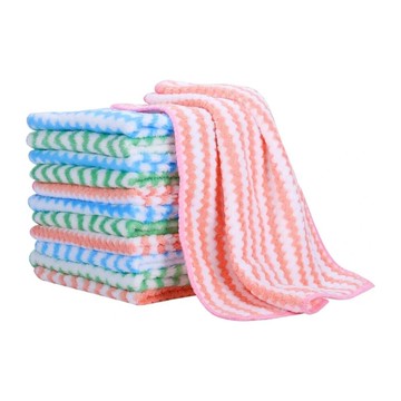 【台式清潔】萬用清潔擦拭布30入組 吸水吸油珊瑚絨抹布