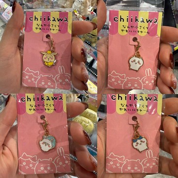 賣場好物🔥日本Chiikawa吉伊咔哇鑰匙扣掛件卡通可愛烏薩奇小八金屬拉鏈掛飾