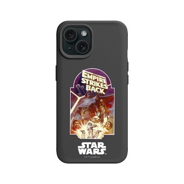 iPhone 15 SolidX 黑 - 迪士尼-星際大戰 Star Wars - 帝國大反擊-海報系列