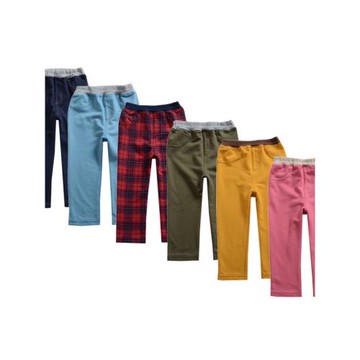 寶寶彈力修身長褲 日單高彈棉柔高彈兒童休閑褲春秋外穿基礎褲子