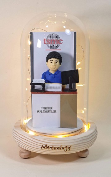 榮休記念小禮品,可客製名字.提供相片客製人物造型(辦公室造型)