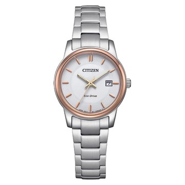 CITIZEN PAIR 光動能 簡約時尚 大三針 女錶 手錶 EW2319-71A 送禮 禮物 推薦