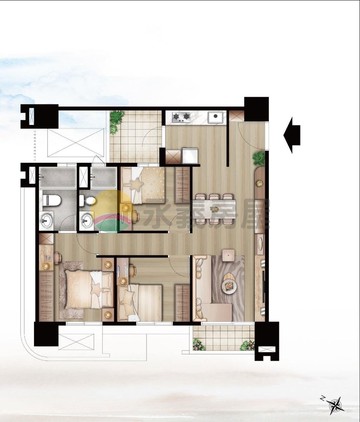 富宇瑀玥優質視野三房平車(屋主犧牲賠售)｜新竹縣竹東鎮光武街